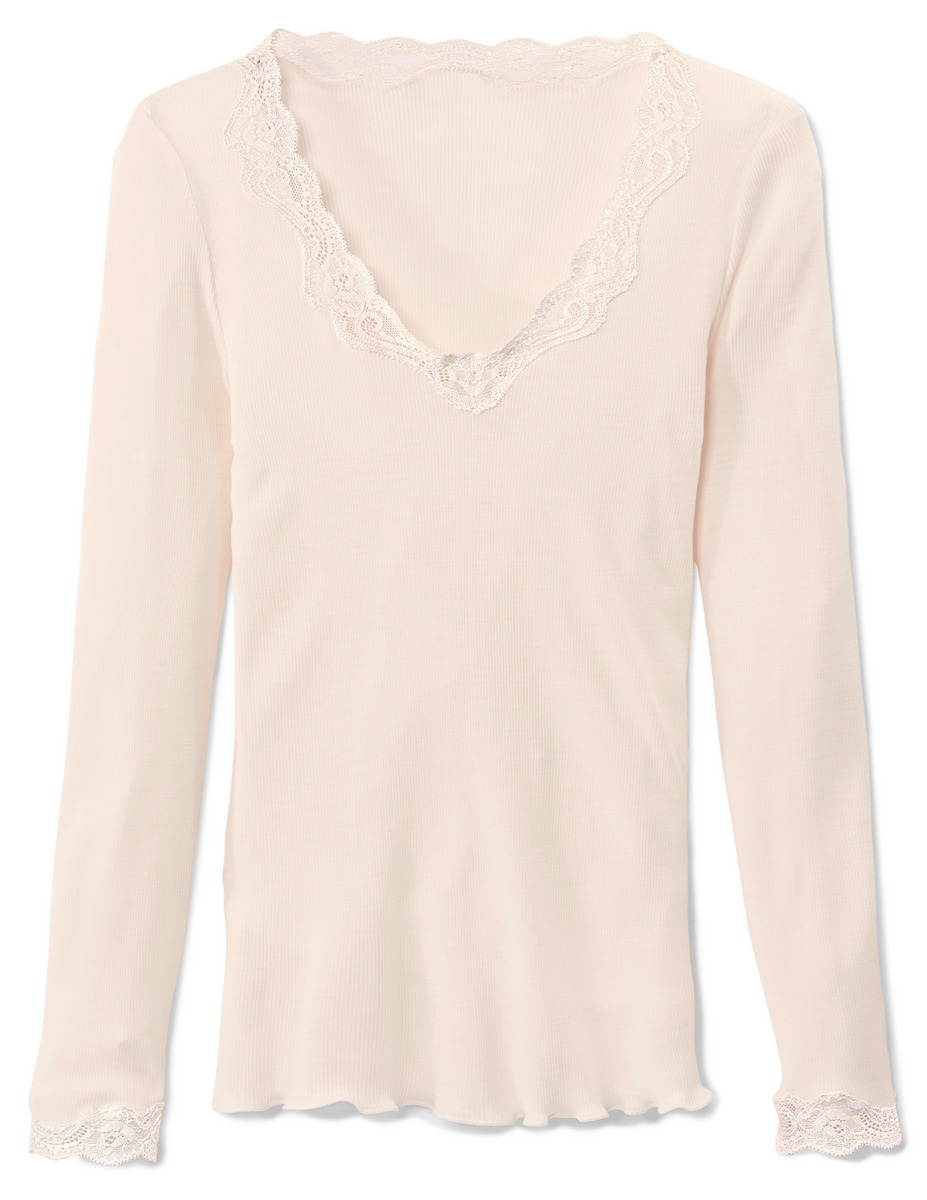 CALIDA_RichesseLace_TshirtManchesLongues_LightIvory15990